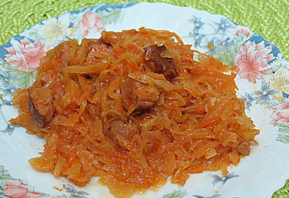 Тушёная капуста «классическая» — очень вкусные рецепты           