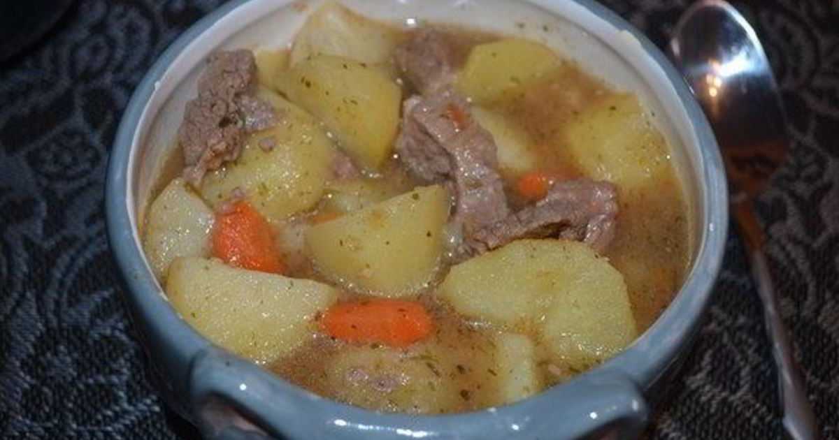 Жаркое из говядины в мультиварке