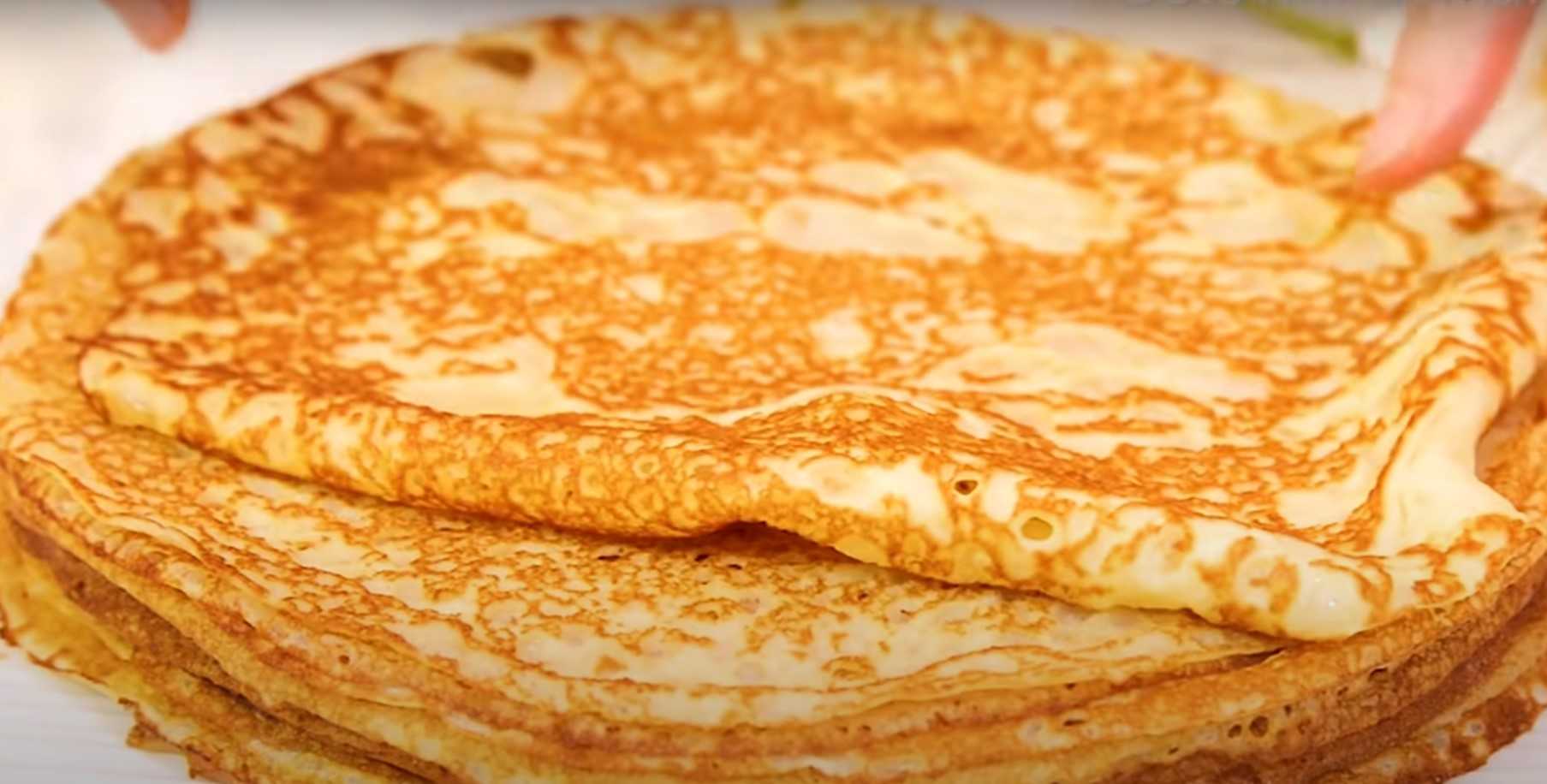 Блины на молоке тонкие с дырочками — рецепты очень вкусных ажурных блинов