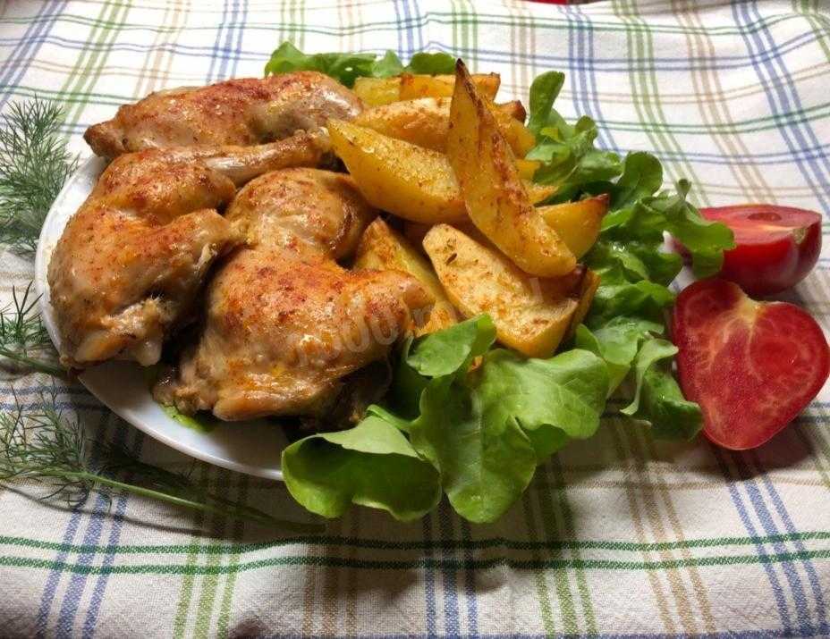Куриные ножки с картошкой в духовке — самые вкусные рецепты