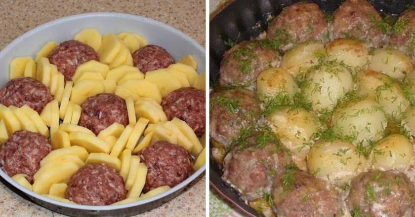 Картофель фаршированный мясом - вкусные рецепты