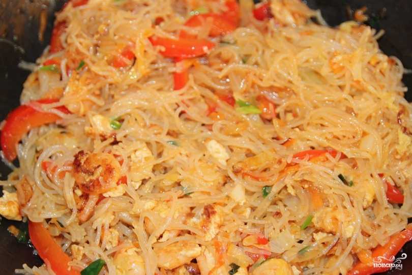 12 простых рецептов, как приготовить фунчозу с креветками
