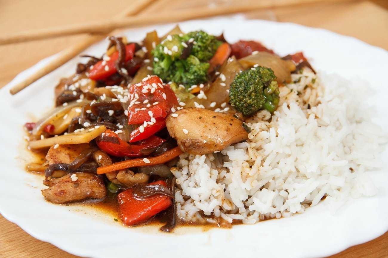Рис с курицей и овощами – 5 рецептов приготовления с пошаговыми фото