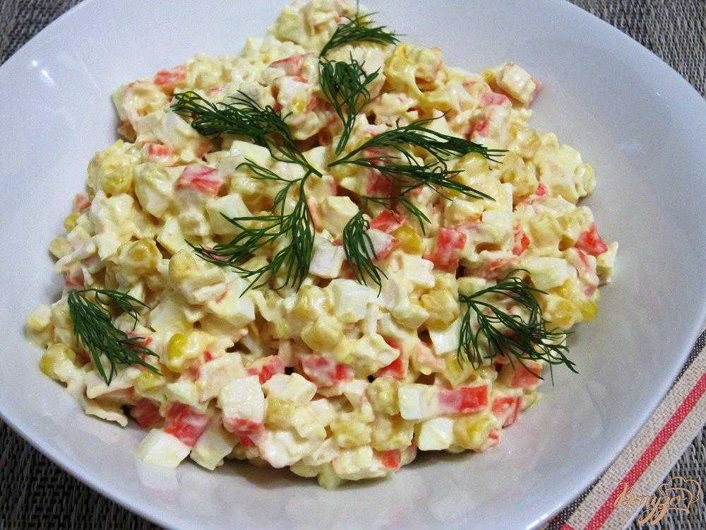 20 крабовых салатов, вкуснее которых вы еще не пробовали