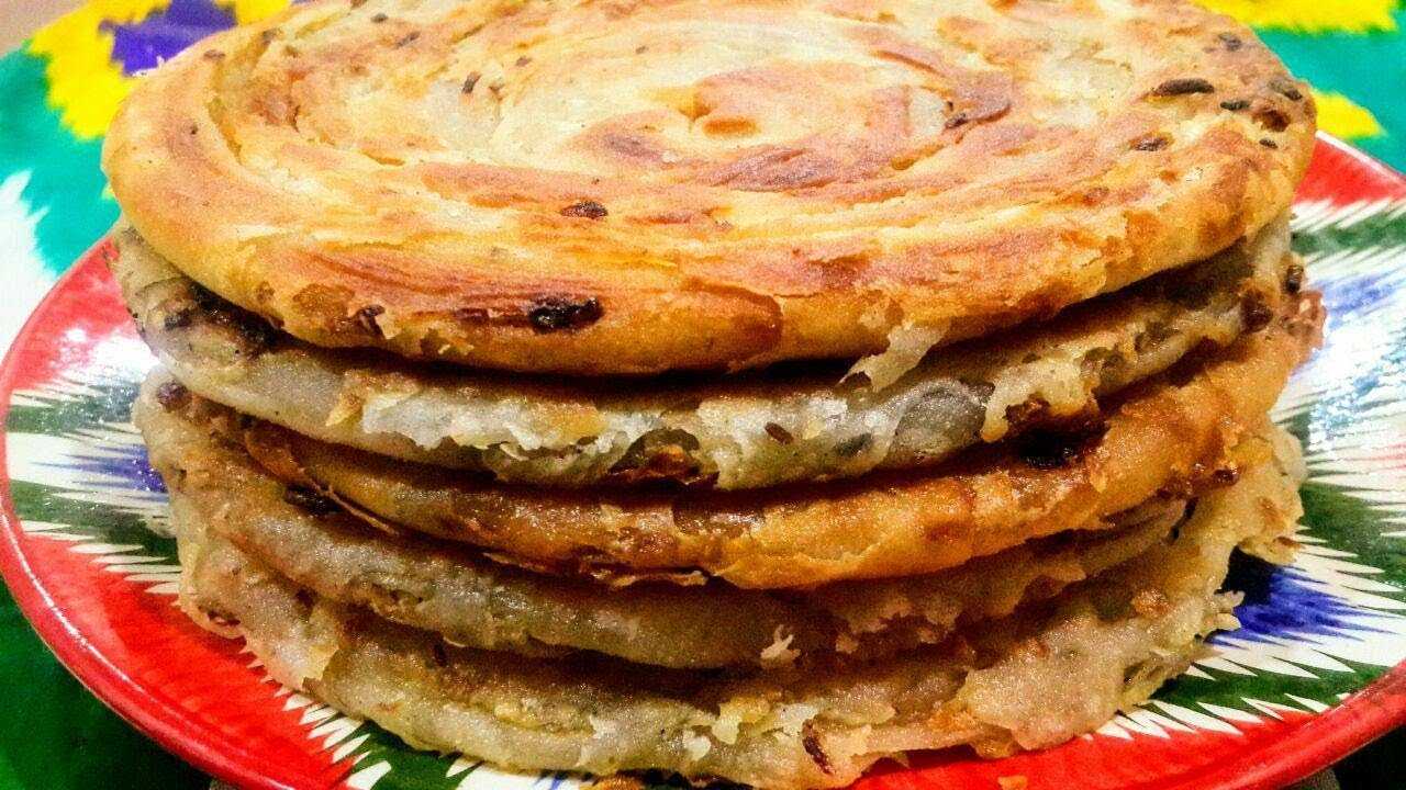 Узбекская катлама с луком в духовке и сковороде рецепт с фото