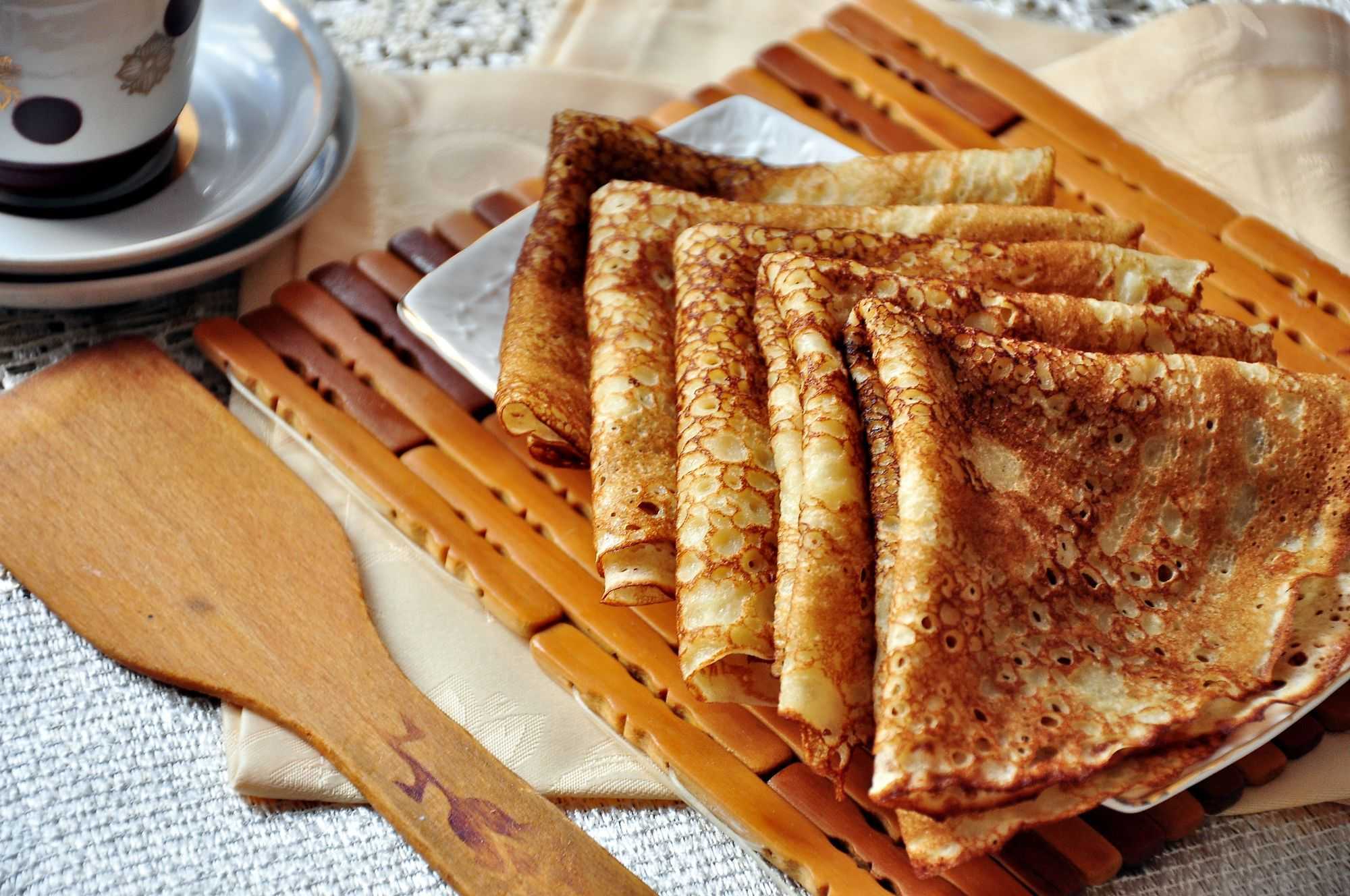 Блинчики на молоке тонкие и вкусные