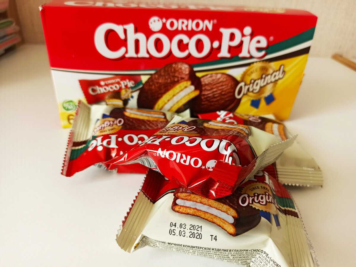 Гигантский и обычный чоко пай (choco pie): простой рецепт