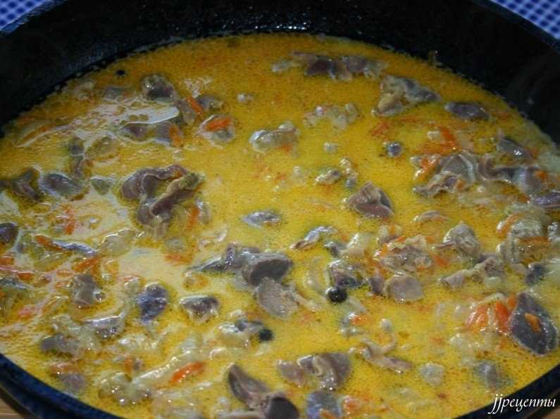 Как приготовить желудки и сердечки куриные — рецепты