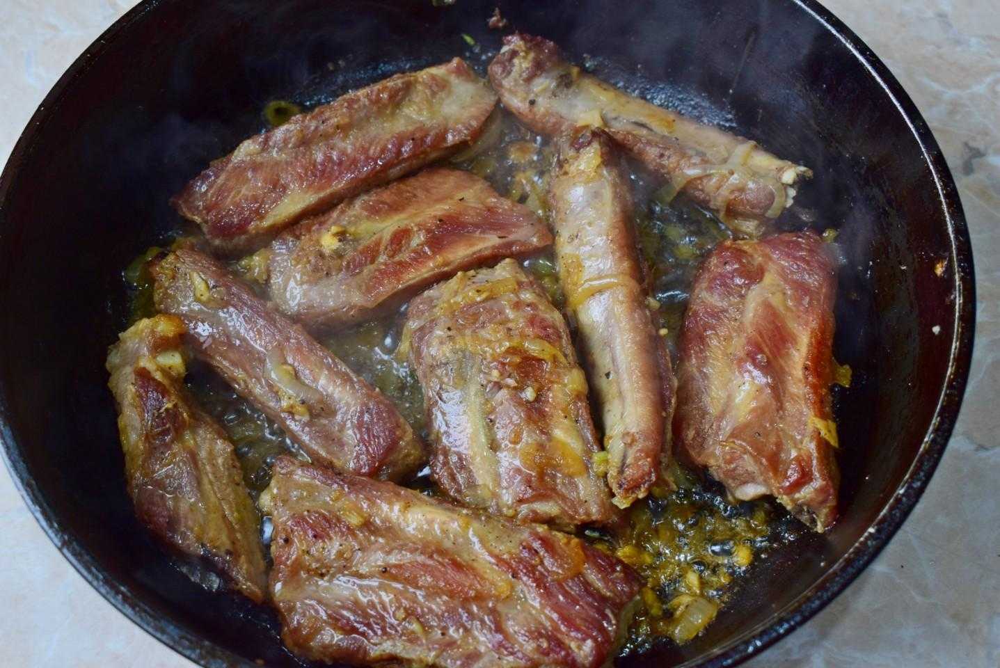 Свиные ребрышки в духовке – как просто и вкусно запечь свиные ребра