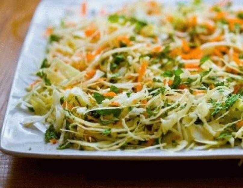 Салат из капусты с морковью — 9 вкусных рецептов приготовления