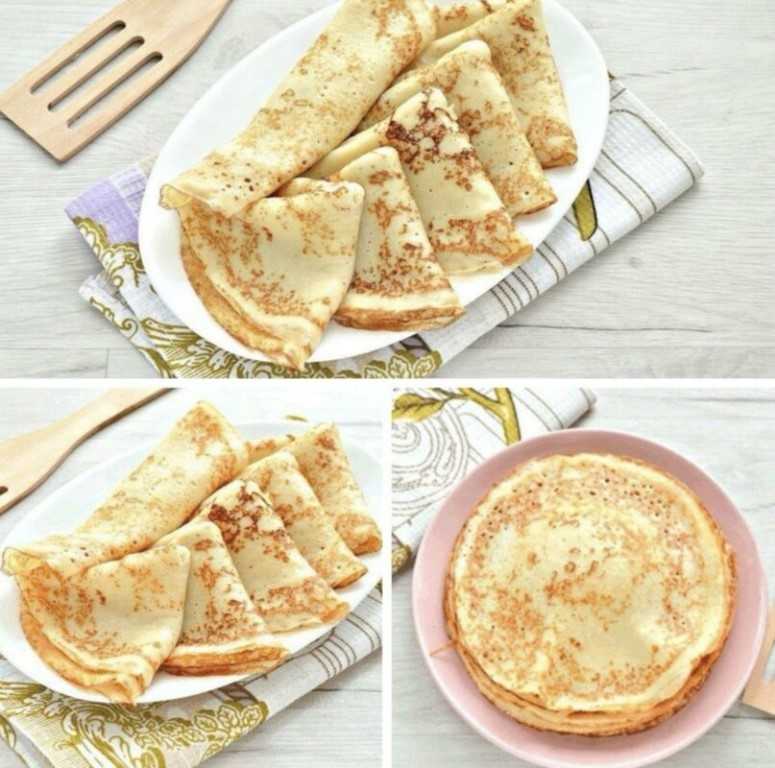 Тонкие блины на молоке пошаговый рецепт с фото
