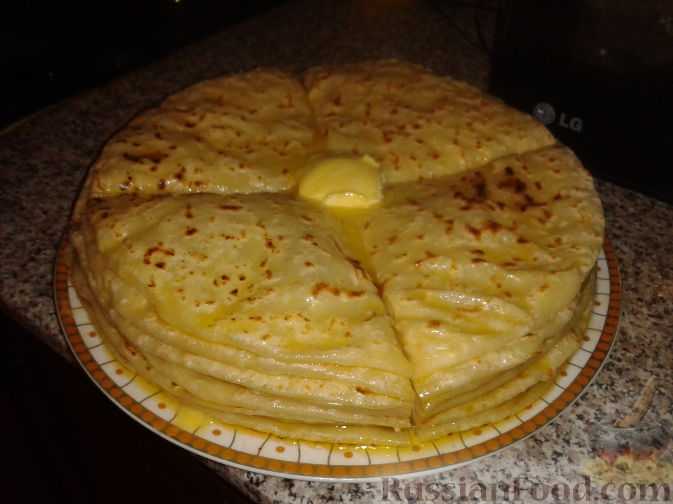 Балкарские хычины с сыром и картофелем