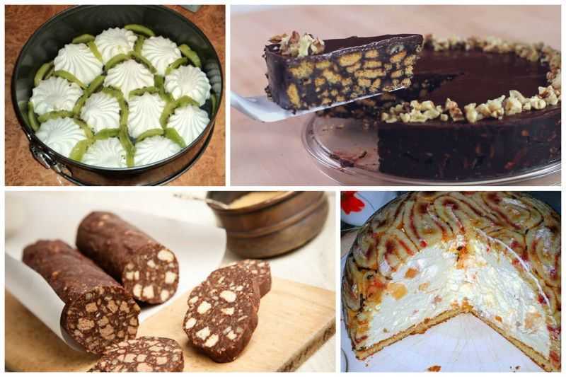 Торт из печенья без выпечки - 12 простых и вкусных рецептов (пошагово)