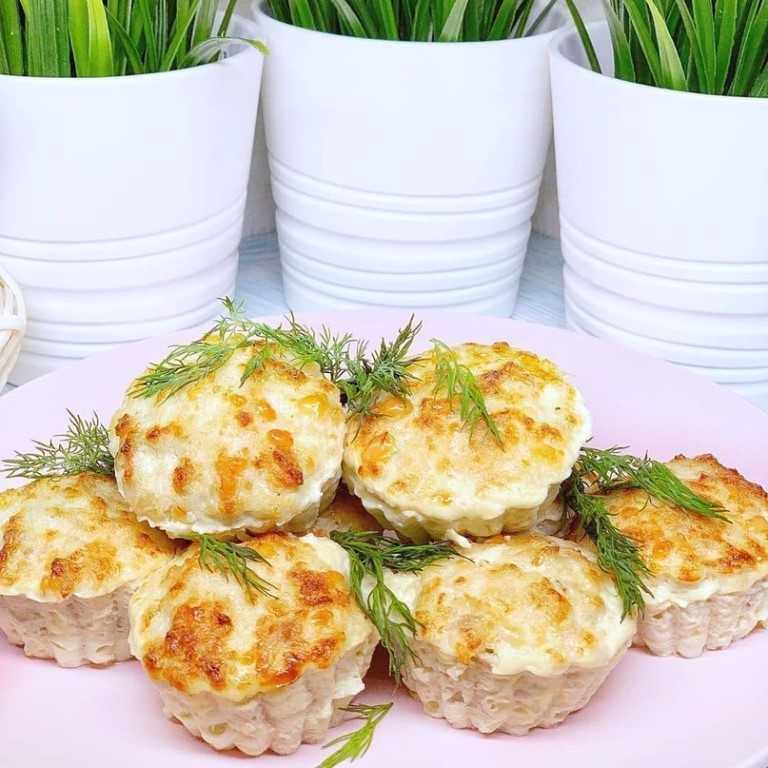 Маффины с курицей и сыром: рецепт с пошаговыми фото