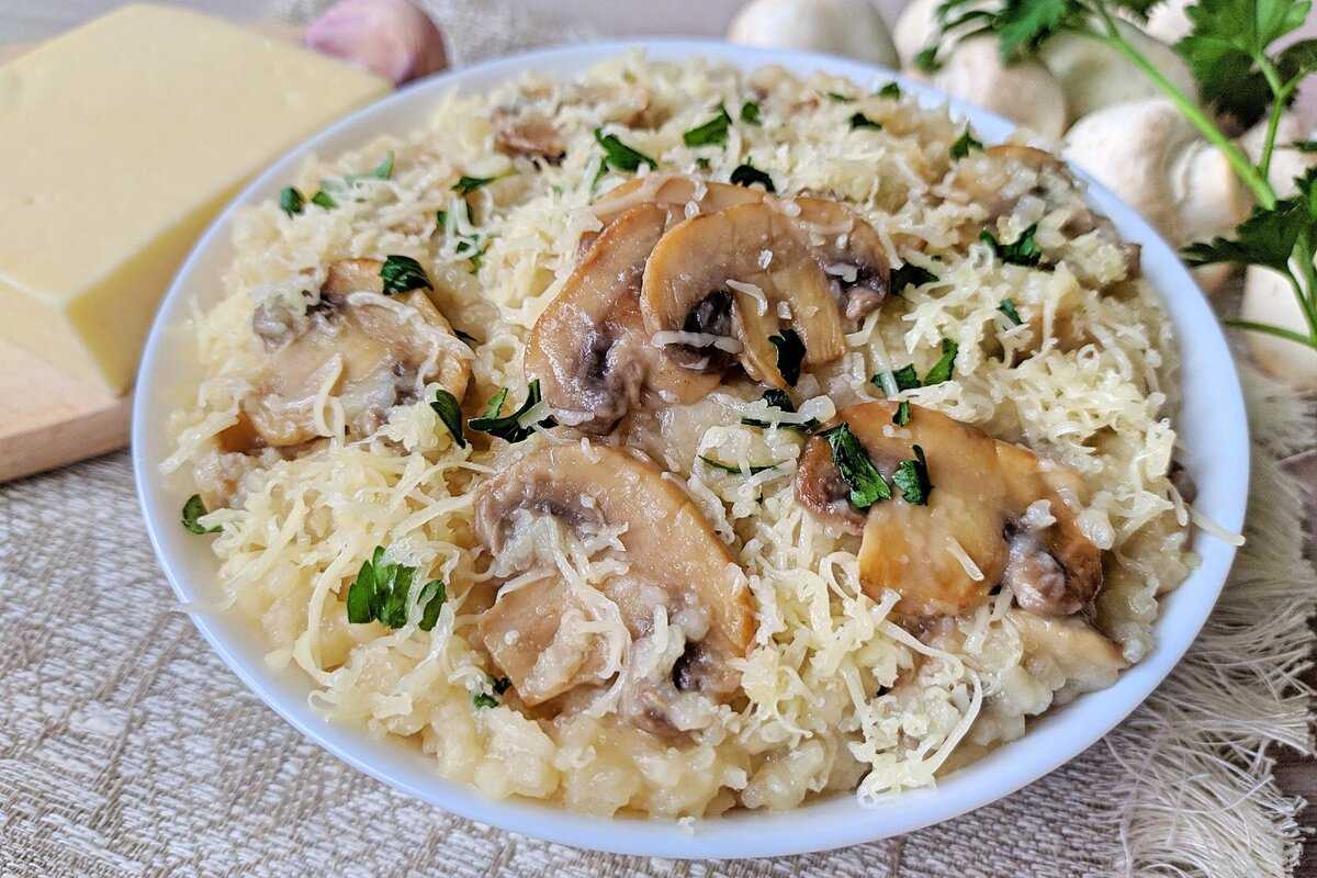 Ризотто с шампиньонами – яркий и неповторимый вкус: 3 рецепта - onwomen.ru