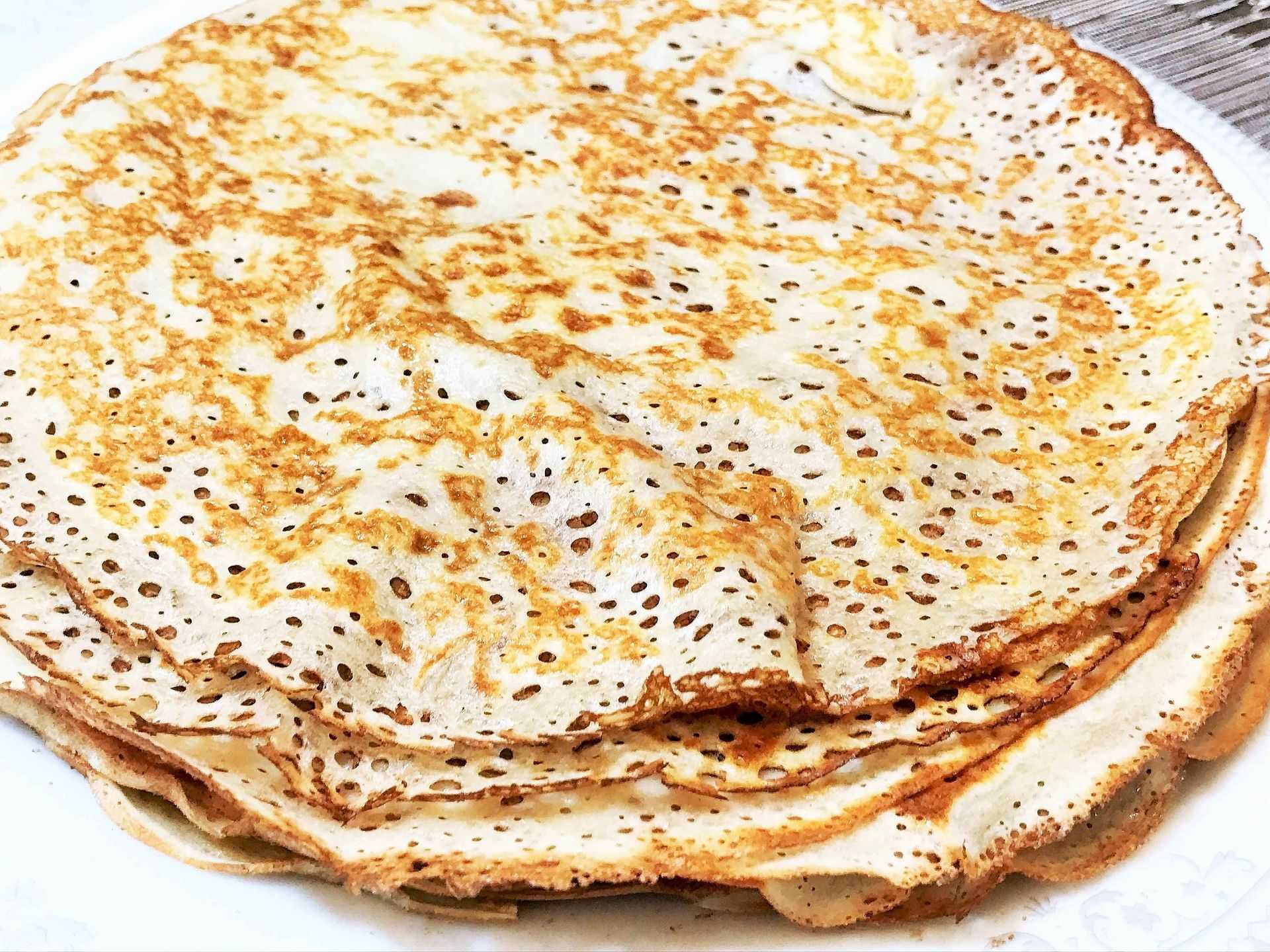 Блины на молоке тонкие с дырочками — рецепты очень вкусных ажурных блинов