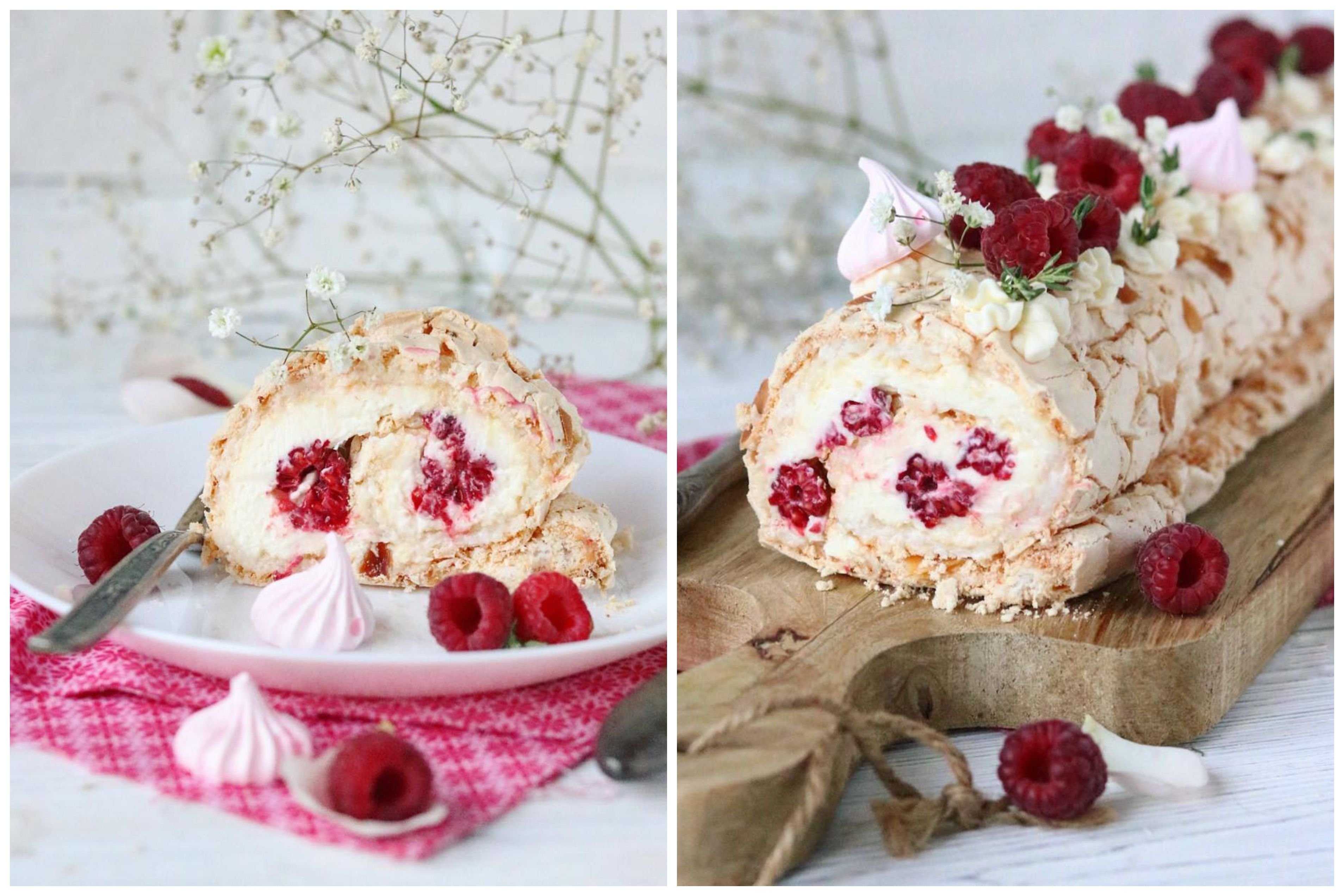 Меренговый рулет