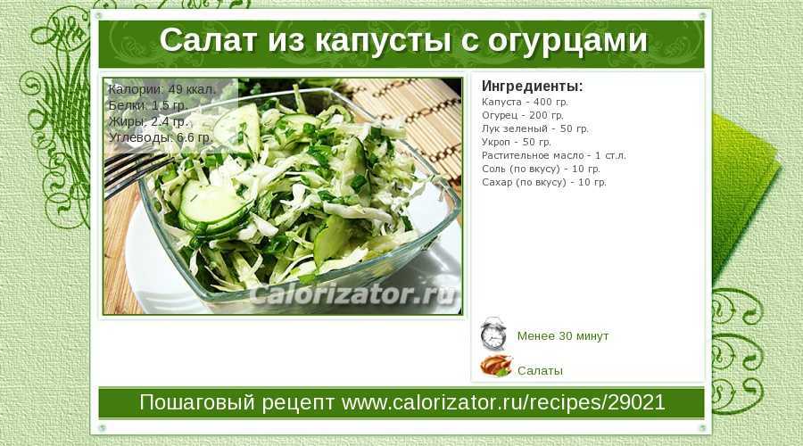 Салаты со свежей капустой – 5 вкусных капустных салатов