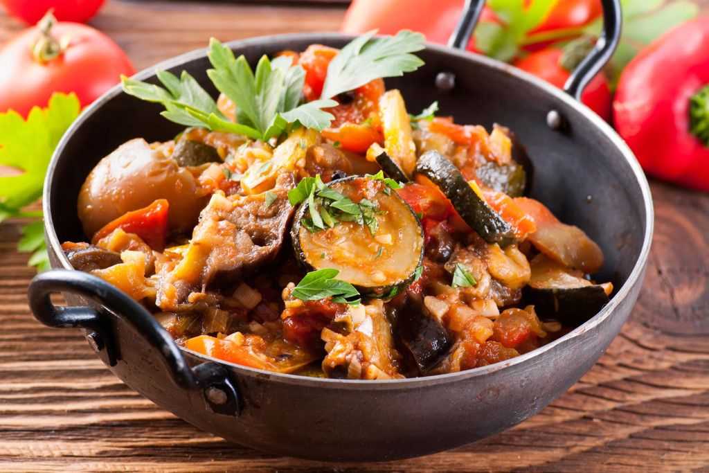 Овощное рагу с мясом: классический рецепт с фото | меню недели