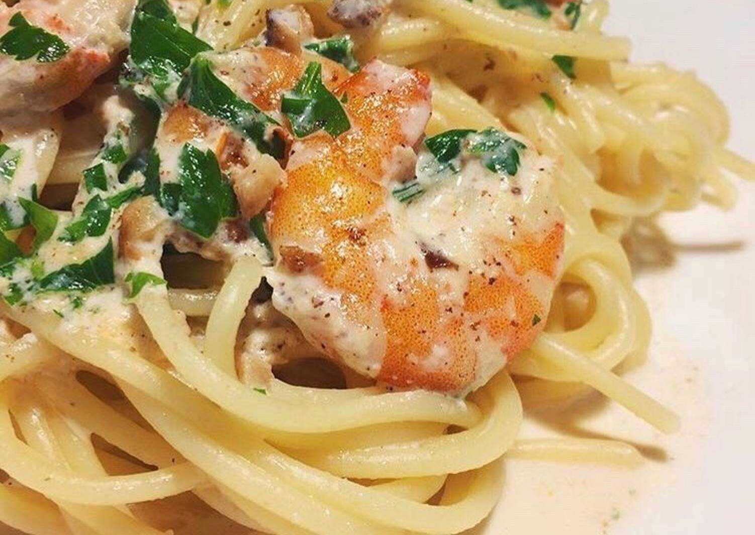 Спагетти с сыром в сливочном соусе рецепт с фото пошагово и видео - 1000.menu