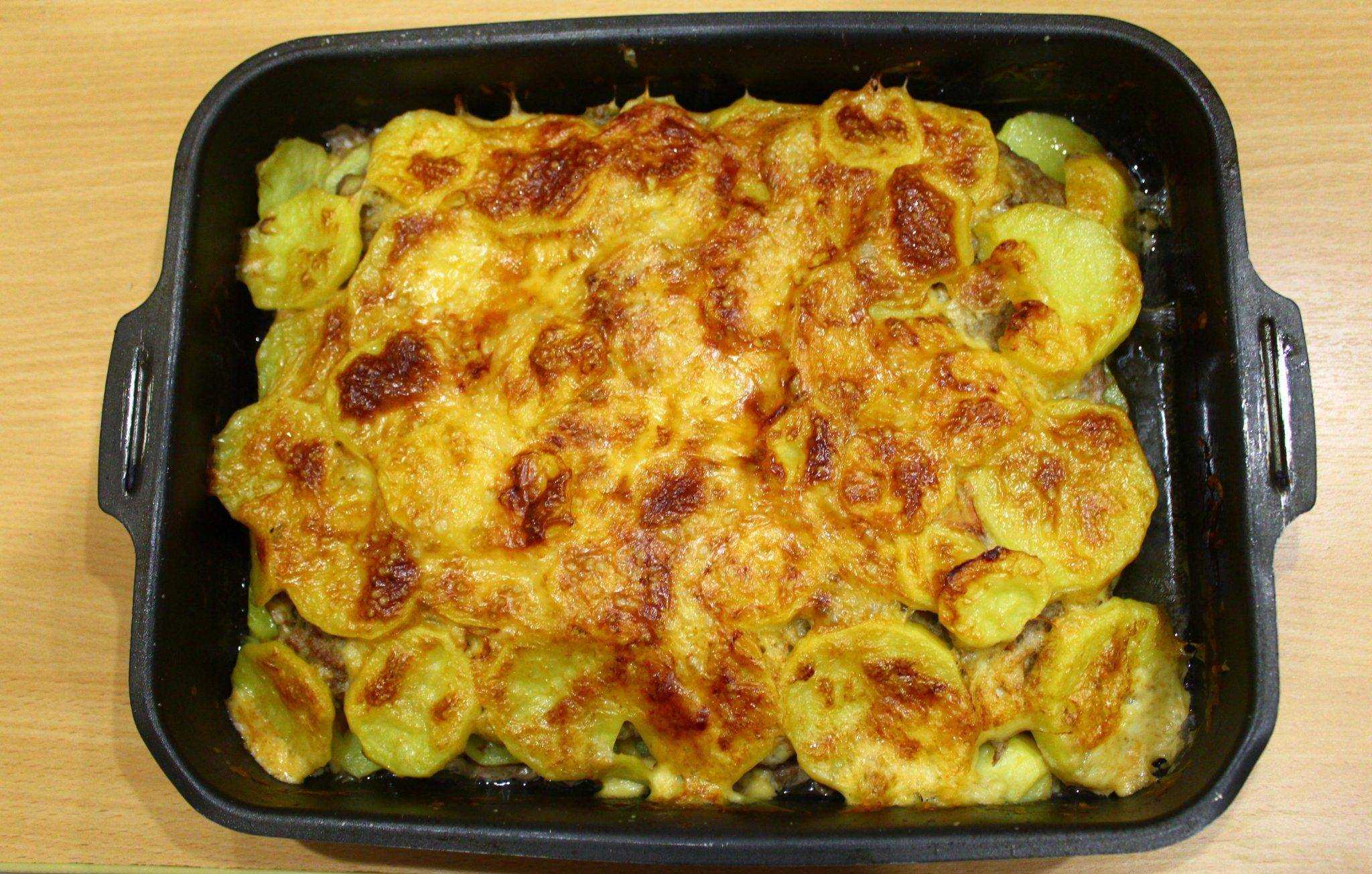 Картошка с фаршем в духовке - 101 домашний вкусный рецепт приготовления