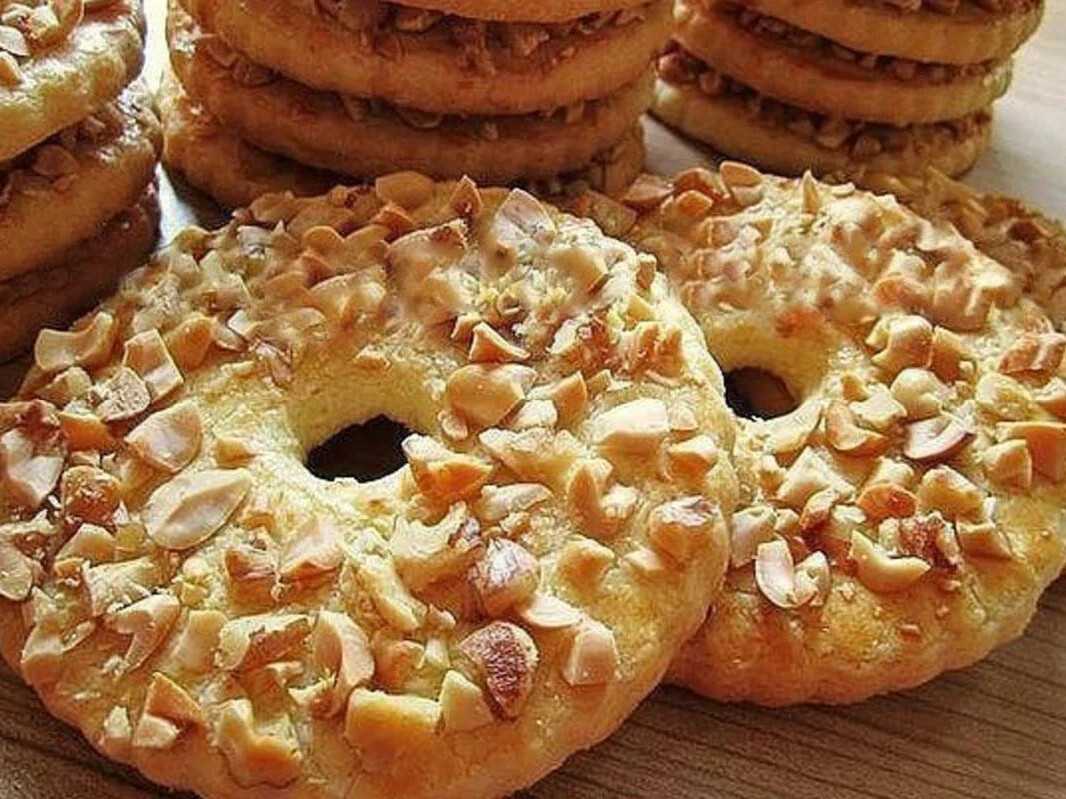 Песочные кольца с орехами по госту - рецепт с фото пошагово