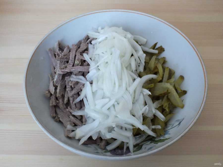 Рецепт салата шахтерский с курицей