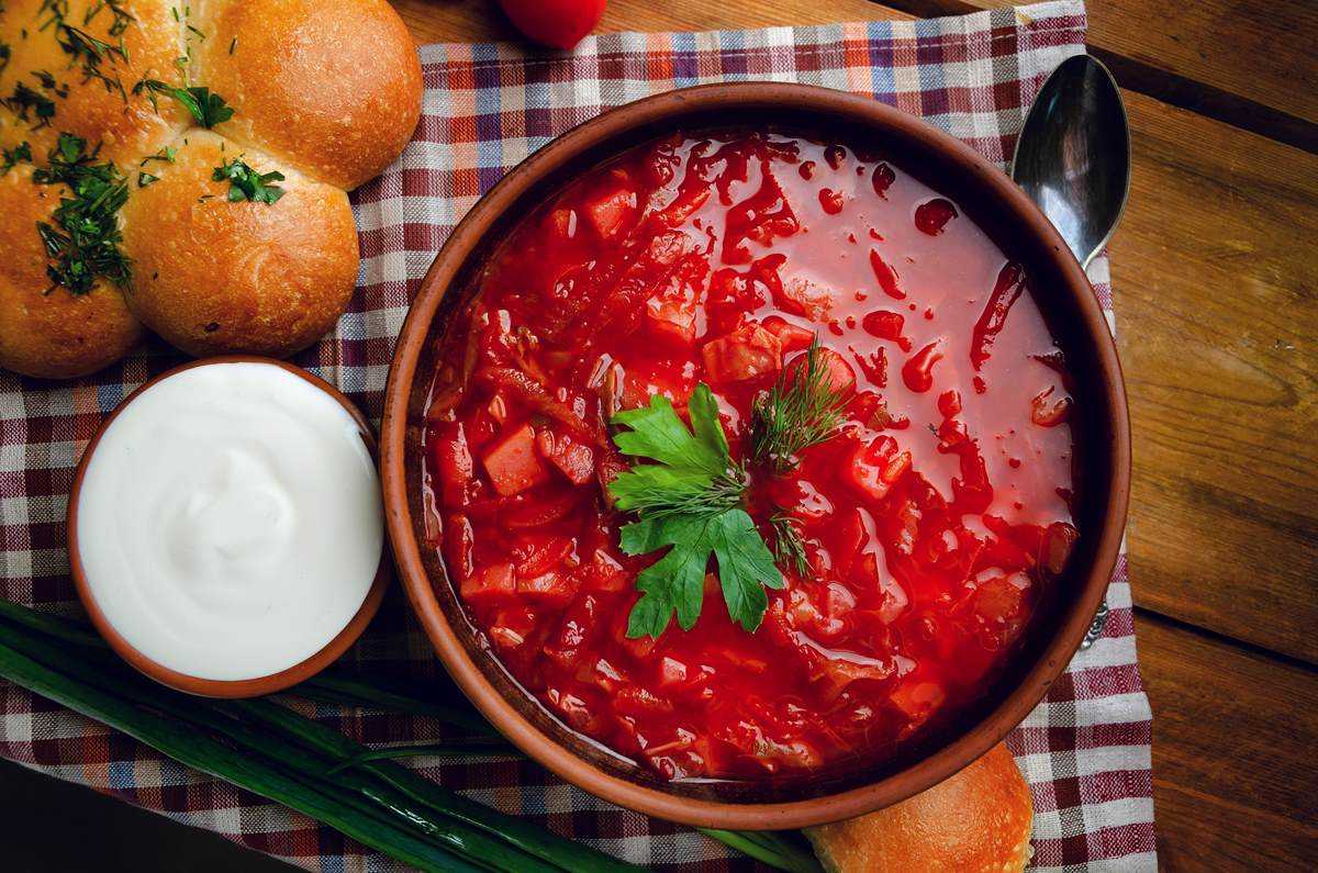 Борщ — классические рецепты с мясом