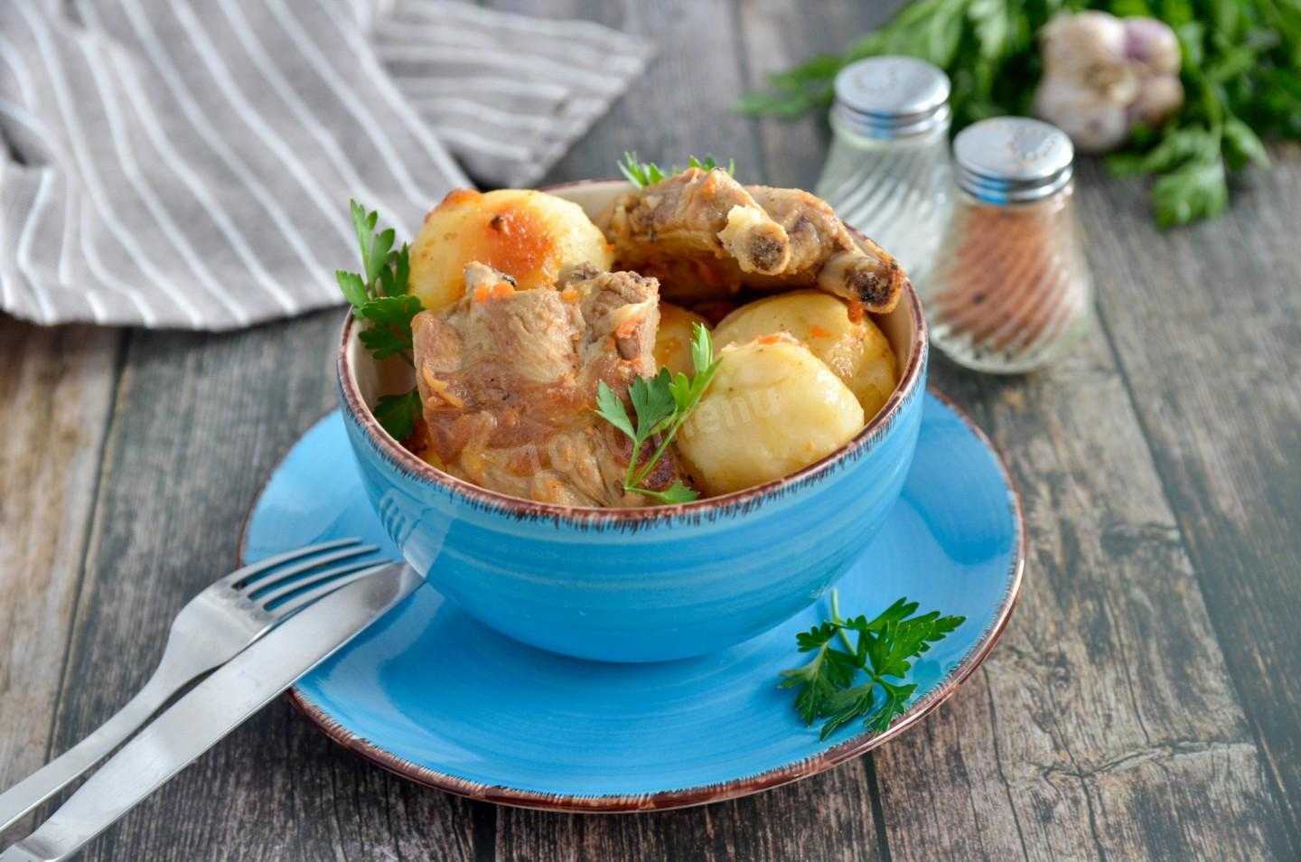 Тушеные свиные ребрышки с картошкой – пошаговый рецепт с фото. вторые блюда. вкусные рецепты с фото