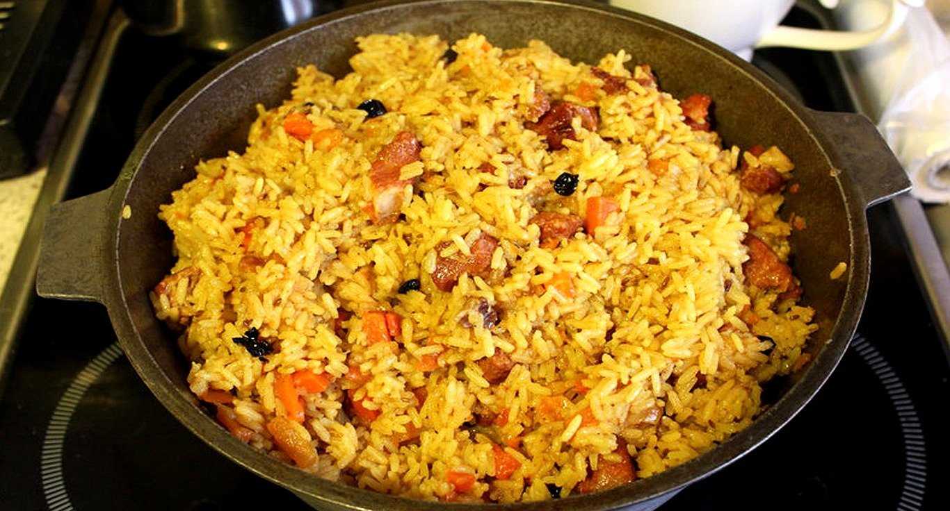 Плов из свинины — 4 пошаговых рецепта