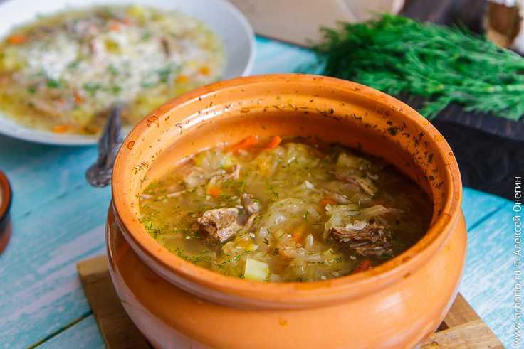 Капустняк с квашеной капустой и пшеном