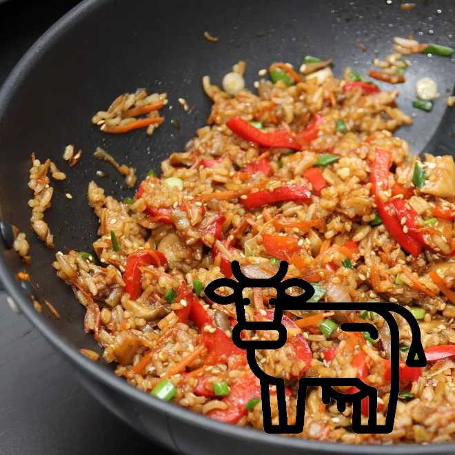 Рецепт вкусного вока с рисом