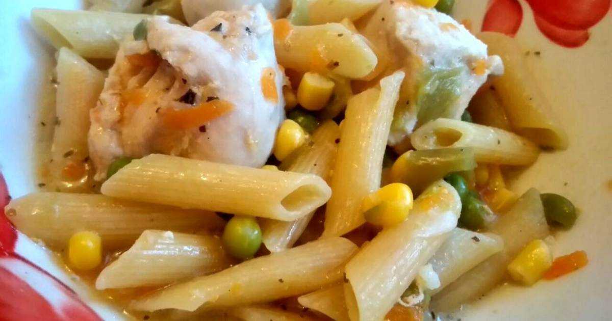 Макароны с курицей в мультиварке — рецепт для мультиварки