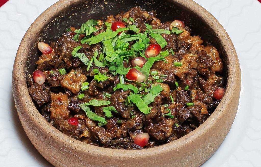 Кучмачи из свиных потрохов по-мегрельски