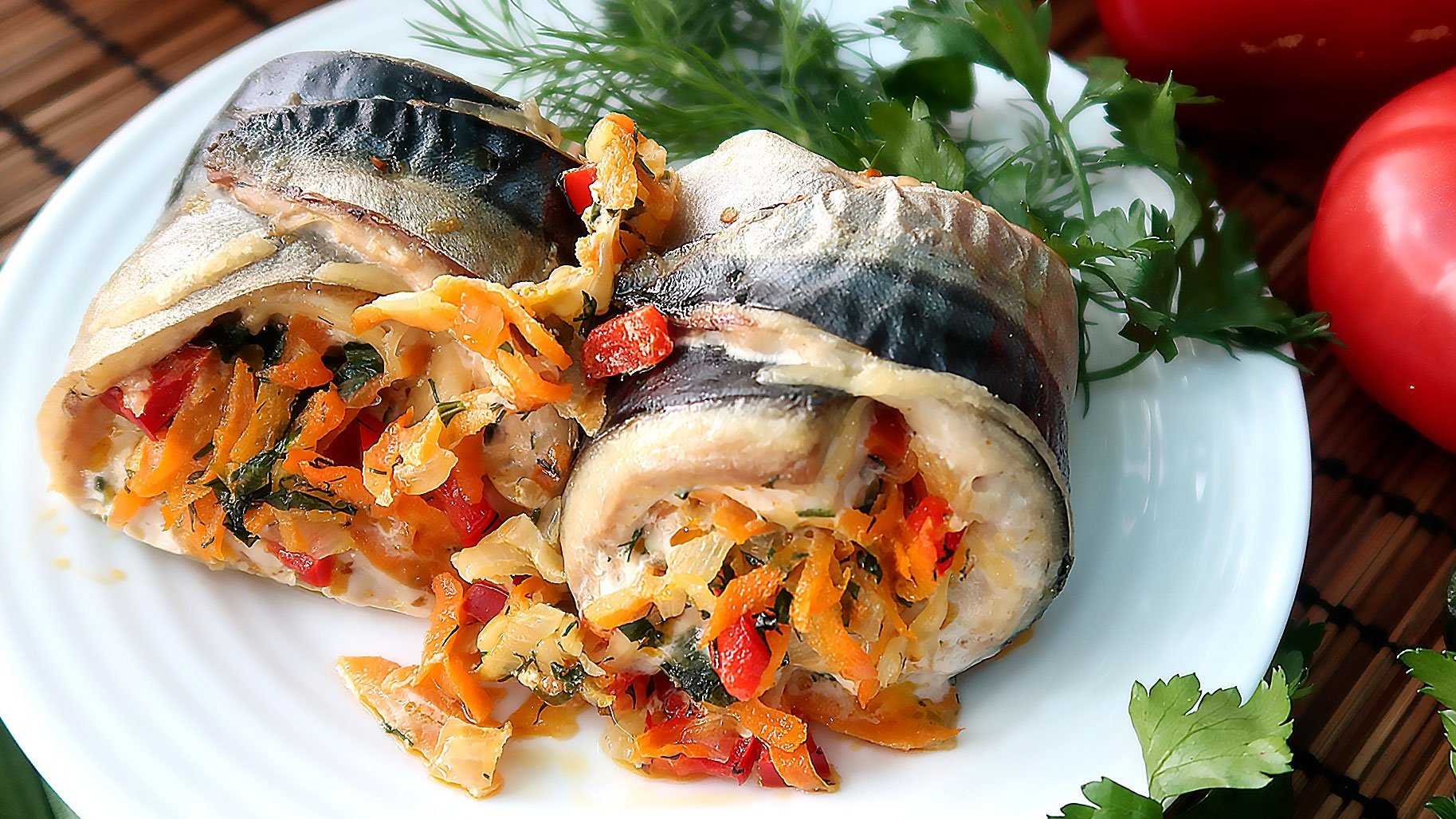 Скумбрия по-царски фаршированная с желатином и яйцом: рецепт с фото – рецепты с фото