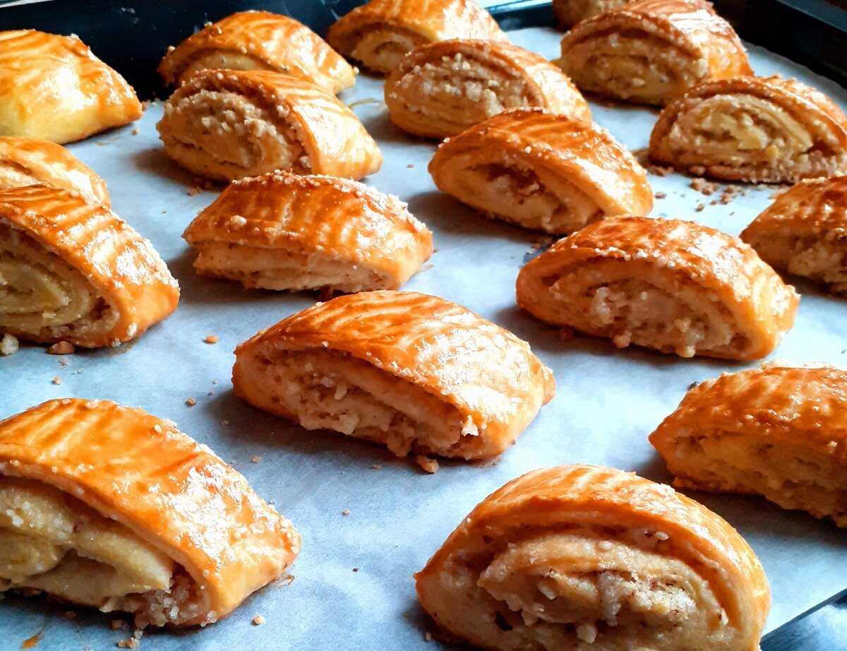 Слоеное печенье "ушки" вкусный рецепт с фото пошагово и видео - tvcook.ru