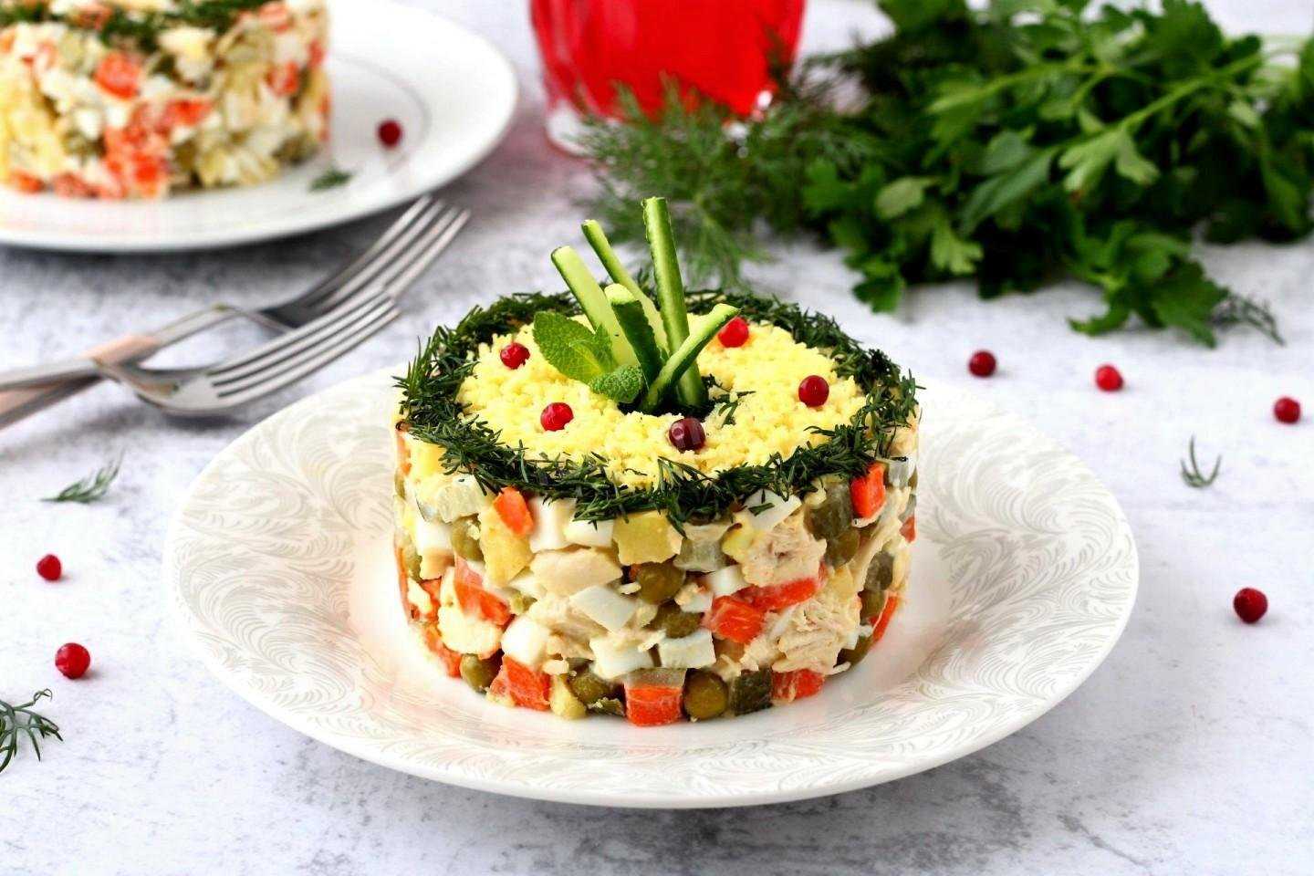Оливье с мясом — 7 очень вкусных рецептов салата