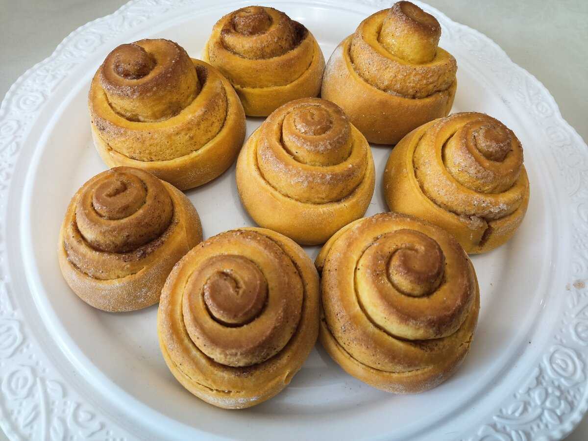 Булочки с корицей вкусные