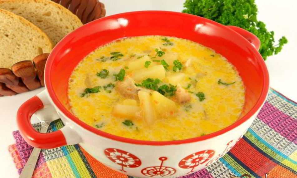 Суп с плавленным сыром: 7 самых вкусных рецептов