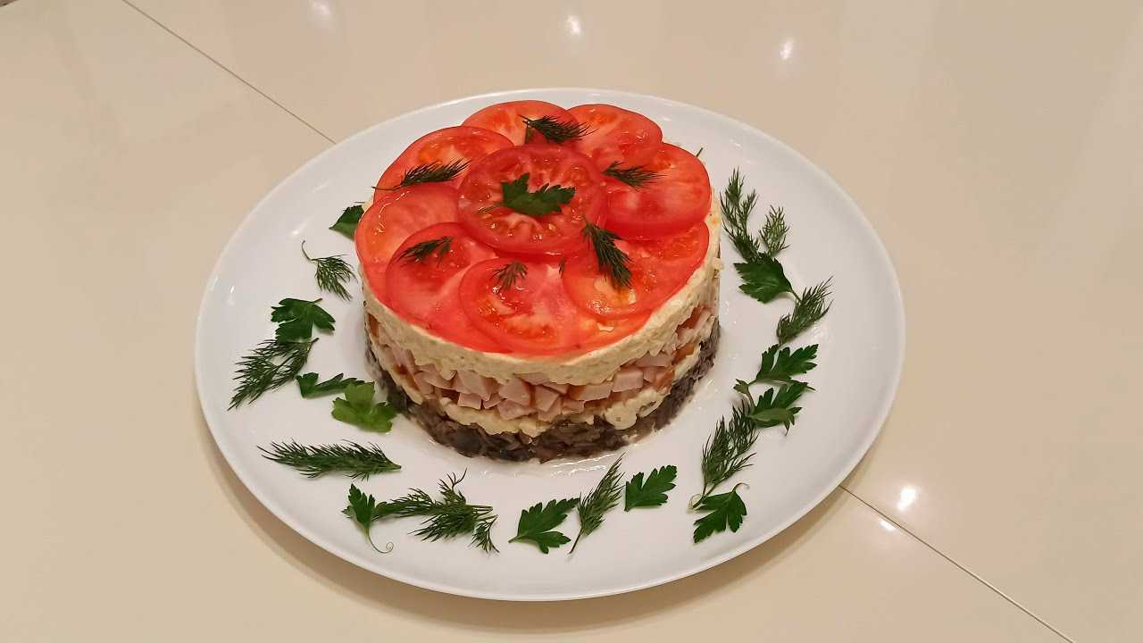 Салат любимый муж с помидорами и копченой курицей рецепт с фото фоторецепт.ru