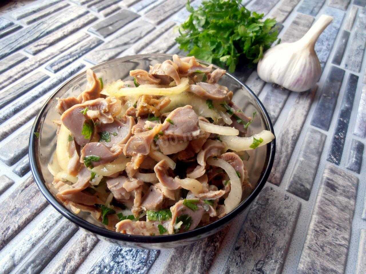 Куриные желудки в мультиварке