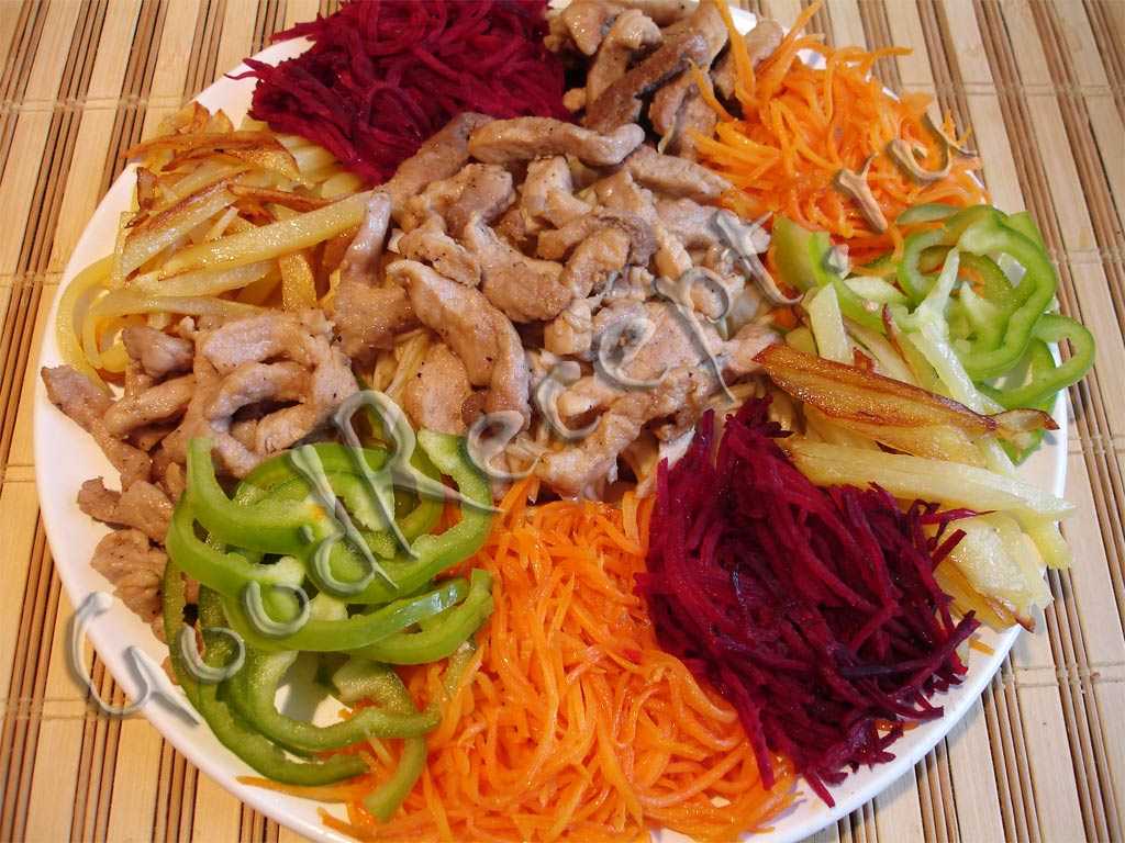 Салат чафан классический. рецепт с пошаговыми фото