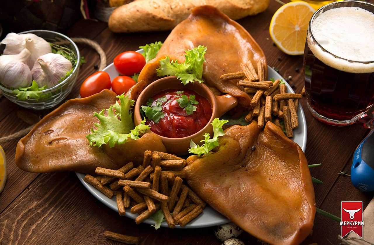 Маринованные свиные уши рецепт с фото - 1000.menu