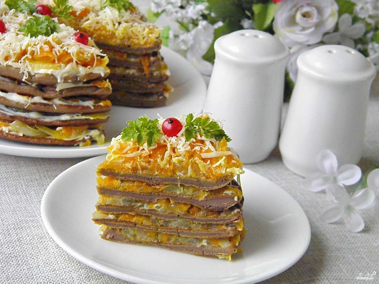 Печеночный торт: 15 простых и вкусных рецептов (пошагово с фото)