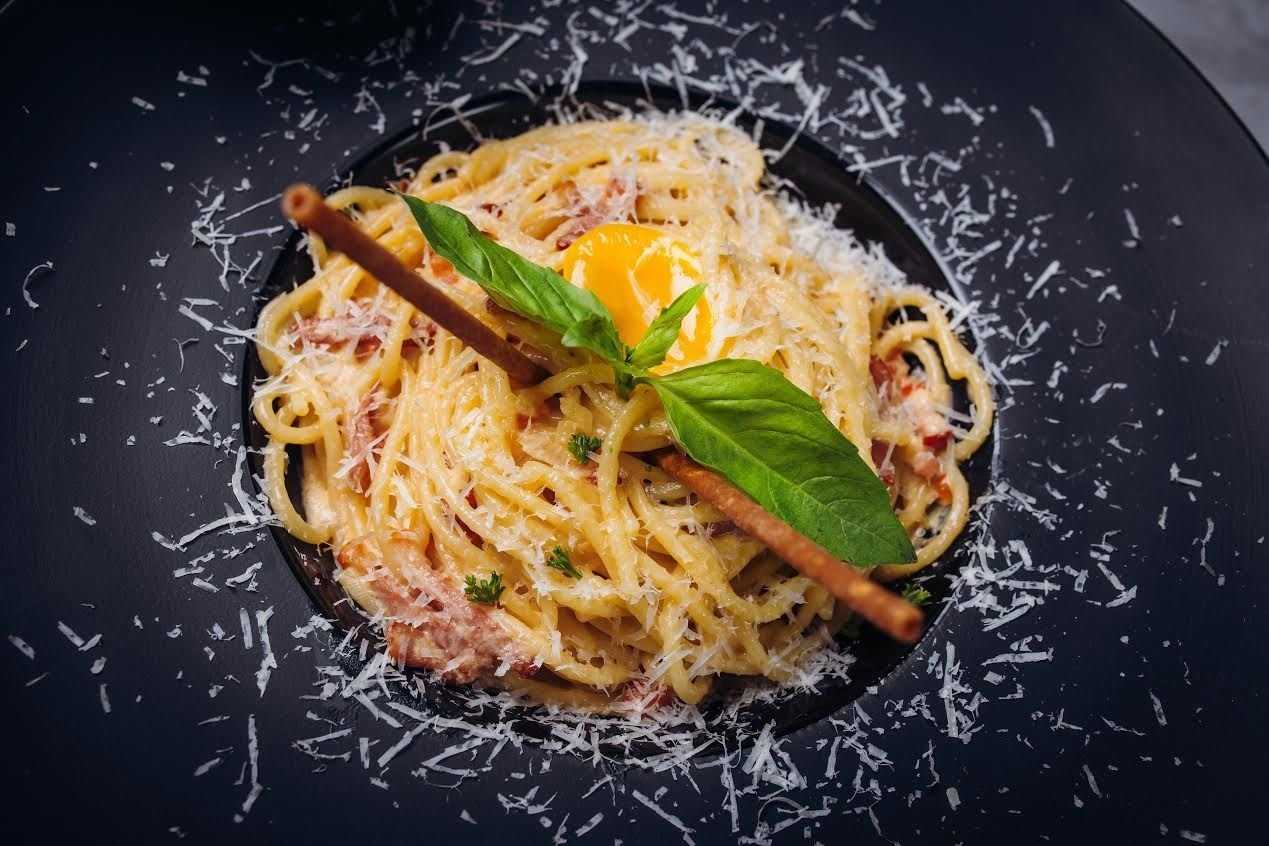 Паста с беконом и сливками - 1000.menu