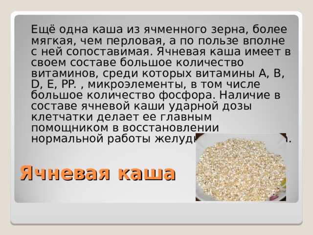 20 очень вкусных рецептов ячневой каши