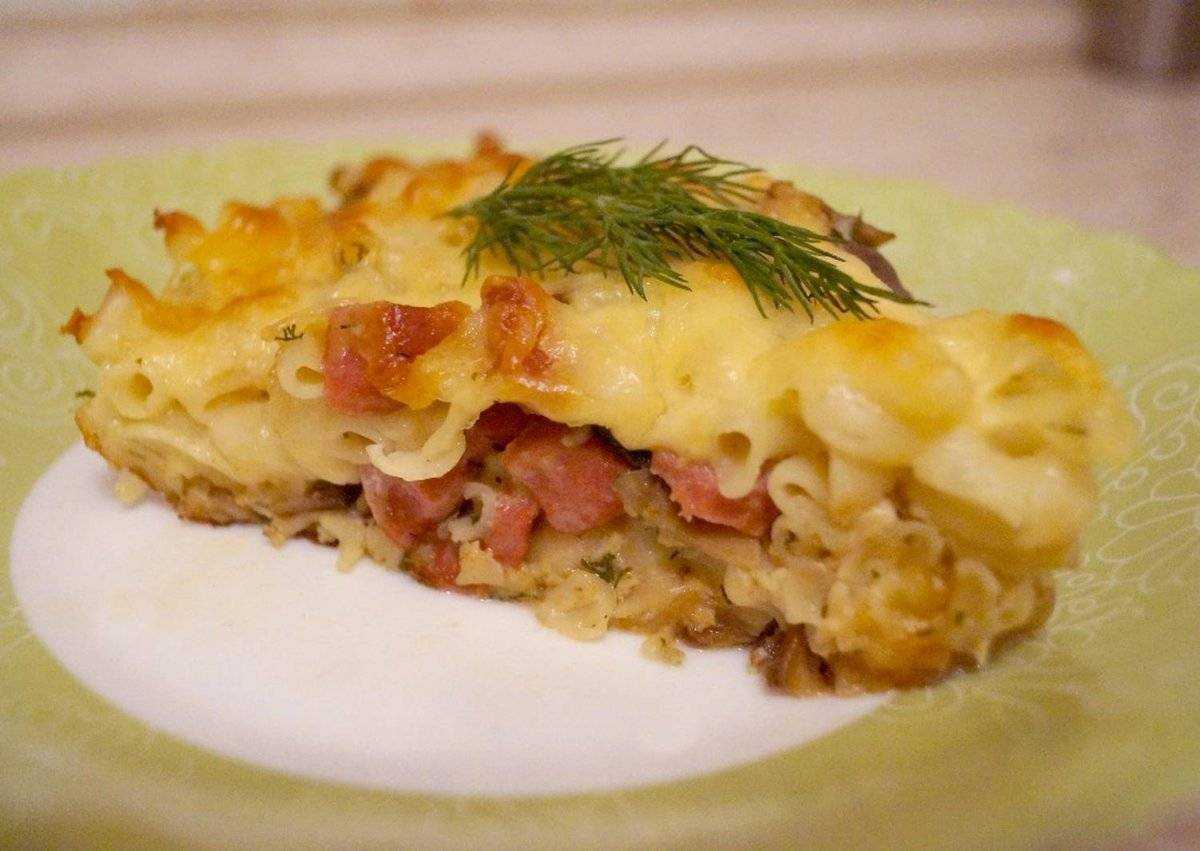 Макароны с курицей