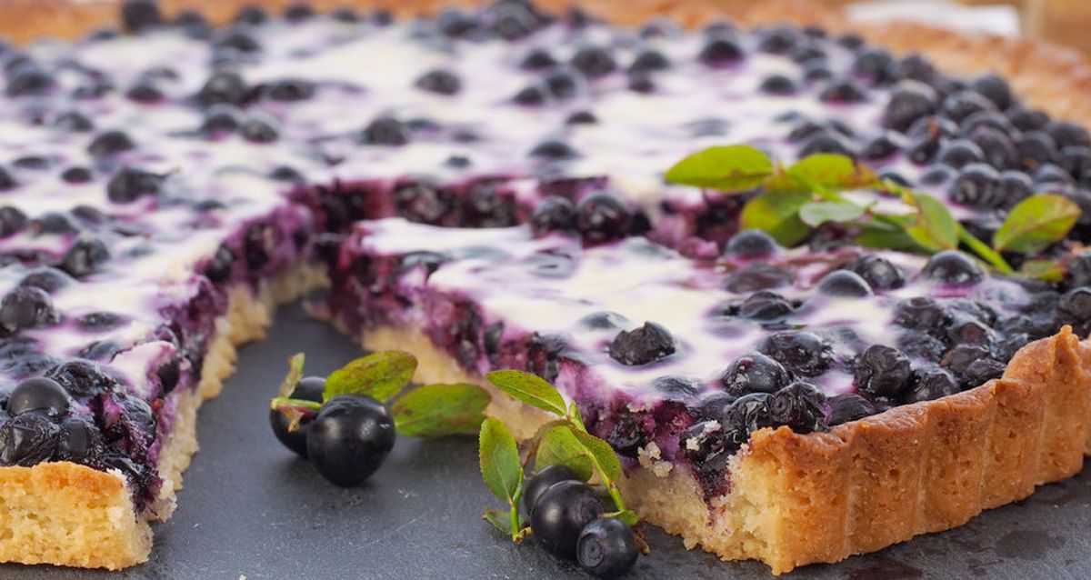 Пирог с творогом и свежими ягодами - вкусные рецепты