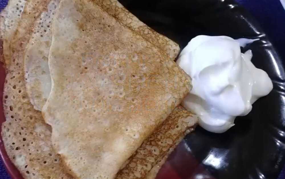 Блинчики на молоке тонкие и вкусные