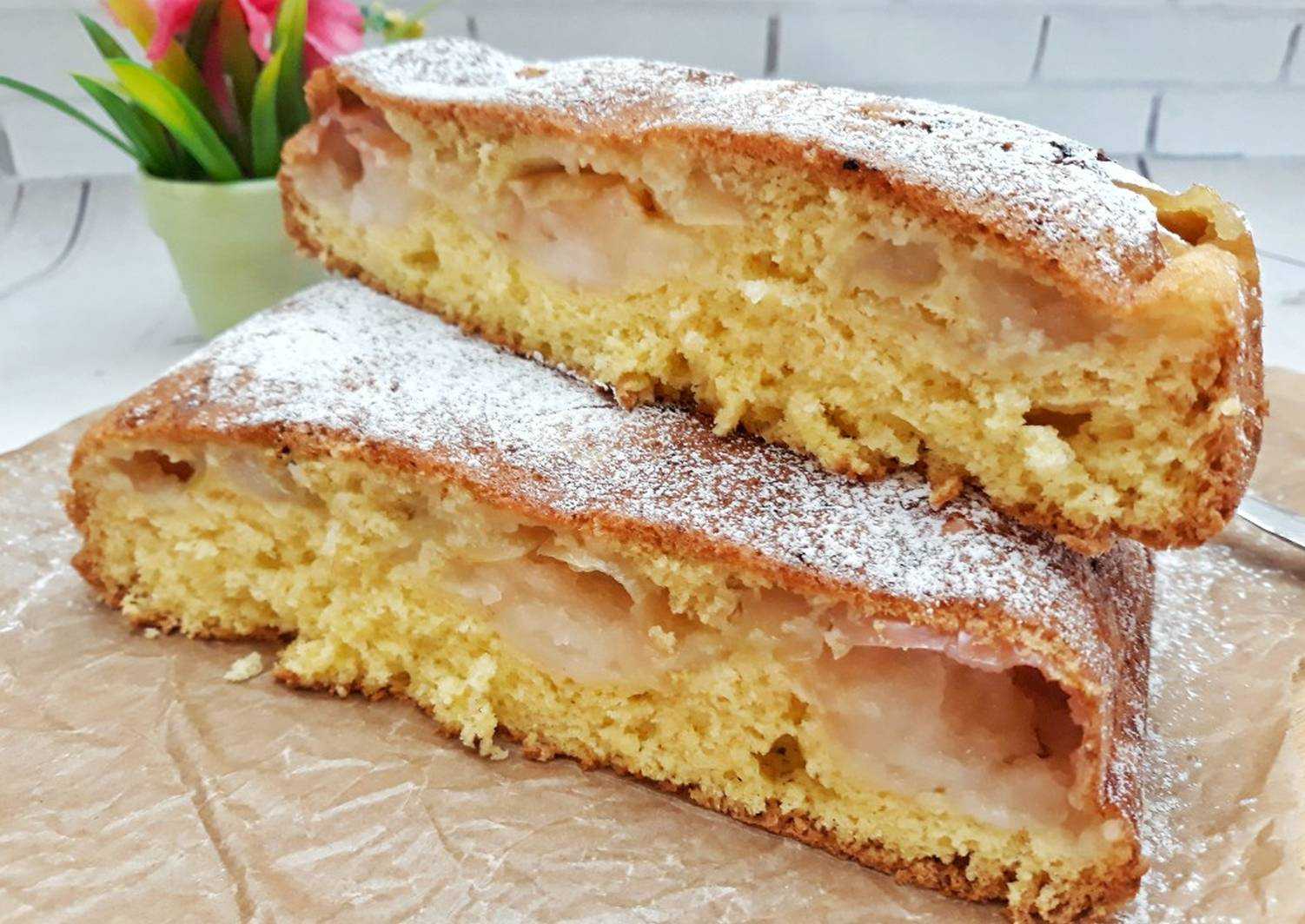 "шарлотка" с творогом и яблоками - 6 рецептов пышного пирога